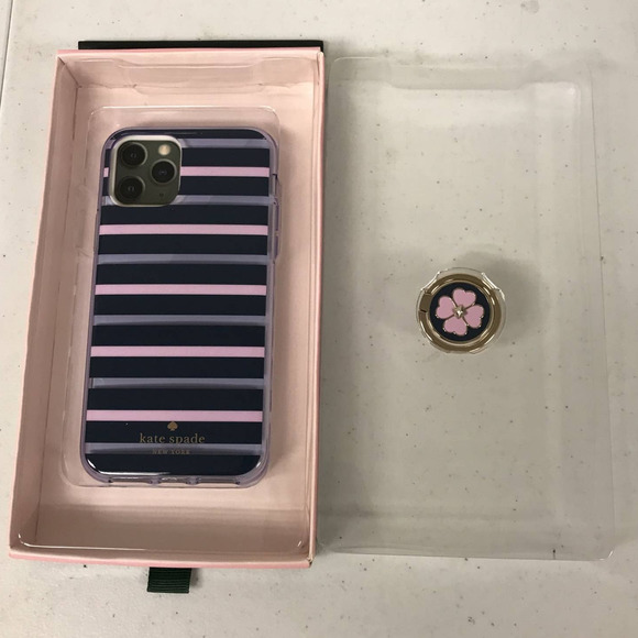 Kate Spade New York Ring & Stripe Resin iPhone 11 Pro Case - Picture 2 of 6